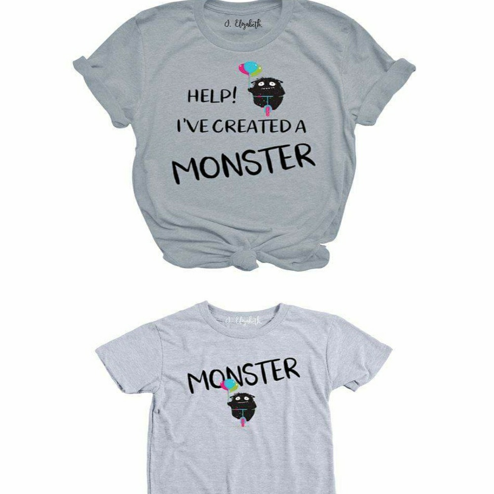 Halloween tees for mommy and me